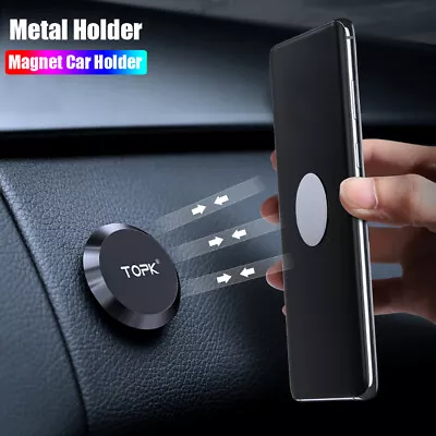 Black Magnetic Phone Holder Car Dashboard Mount Stand For IPhone Samsung Galaxy • $6.28