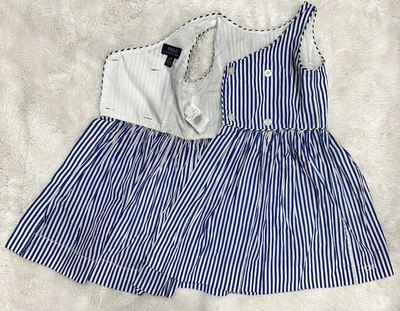 £10 • Buy New  Girls  Ralph Lauren Cotton Cotton Polo Dress 4T / 4 Years