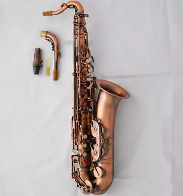 Red Antique Barss C Melody Saxophone Newest Sax High F# 2-Necks With Case • $880