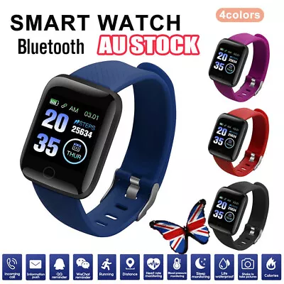 Smart Watch Band Sport Activity Fitness Tracker For Kids Fit Bit Android IOS HQ • $11.46