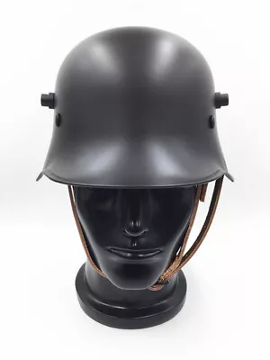 Wwi Ww1 German M16 M1916 Stahlhelm Steel Combat Helmet M-1916 Black Military • $79.99