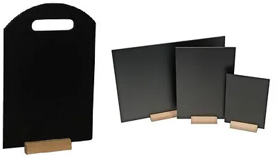 A5 A4 A3 Table Top Blackboard Chalk Board & Stand Pub Restuarant Menu Display • £9.99