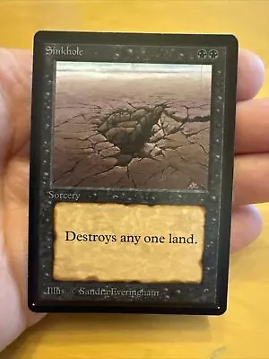 MTG [Beta] - Sinkhole - Excellent Condition! Magic The Gathering • $40