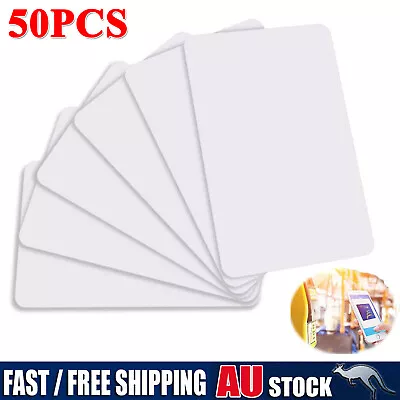 50PCS NTAG215 NFC White PVC Card Tag For TagMo Forum Switch Type 2 Tags Chip • $19.93