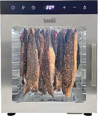 Biltong Food Dehydrator And Drying Cabinet 10 Tray Capacity With Full Temperat • $531.99