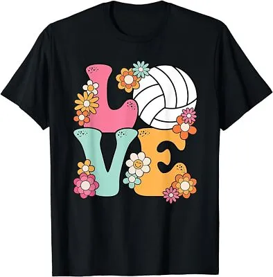 Volleyball Love Cute Volleyball Lover Women Teens Girls T-Shirt • $16.99