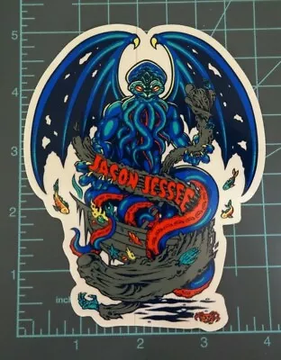 Santa Cruz Jason Jessee Cthulhu Vintage 90's Skateboard Sticker NOS  • $11