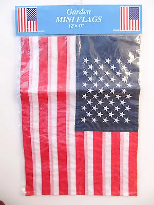 NEW Garden Patriotic American Mini-Flag 12x17 • $4.99