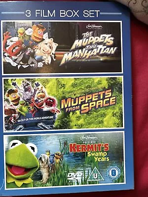 New & Sealed The Muppets 3 Film Box Set Dvd Manhattan Space Swamp Years • £5