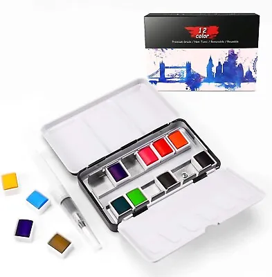 $26.89 • Buy Watercolor Paint Set Removable Watercolor Paint Kits With Watercolor Brush Pen