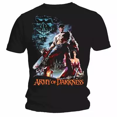 Army Of Darkness Smoking Chainsaw T Shirt OFFICIAL Ash Evil Dead Horror Classic • £12.99