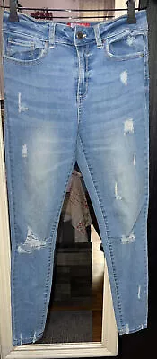 Wax Jean Butt I Love You Women's Jeans Distressed Great Condition Size 5 • $15