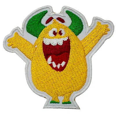 Monster Patch Cute Monster Applique Embroidered Iron On Sew On Patch 8x7.5cm • $4.99