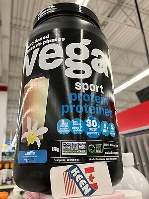 Vega Sport Protein Powder 828 G 20 Servings Vanilla Exp:2025JA • $65.42