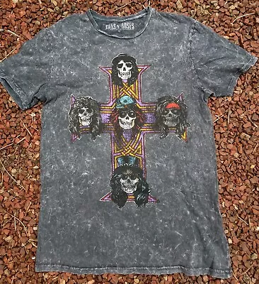 Guns N Roses  Licensed Print T Shirt Size XS. Vintage Grey. Good Clean Condition • £9.89