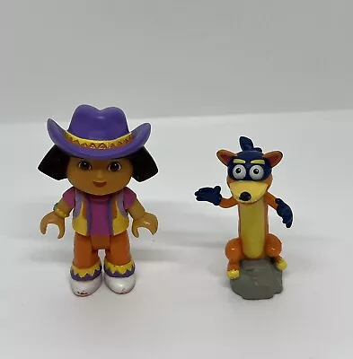 Dora The Explorer Swiper Fox Mega Bloks Figure With Dora • $5