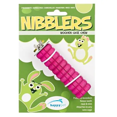 £4.49 • Buy Happy Pet Fruit Flavoured Nibbler Toy Chews For Small Animal Keeps Teeth Healthy