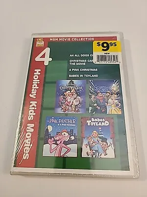 MGM 4 Holiday Kids Movies Pink Panther Babes In Toyland Christmas Carol NEW • $7.19