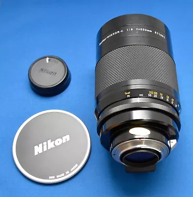 Nikon 500mm Mirror Lens With Original Case And Filters • £225