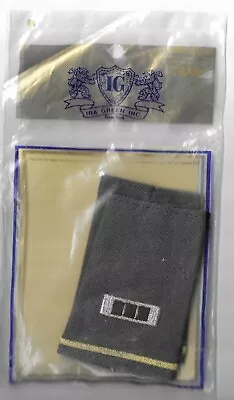 Vintage Pair U.s.warrant Officer 3  Epaulets In Ira Green Packaging (usi 812) • $2