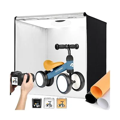 ZKEEZM Photo Studio Light Box Photography 32 X32  With 210 LEDs And 3 Colors ... • $143.80