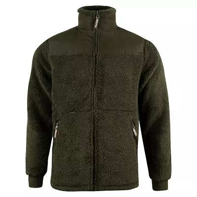 Jack Pyke Sherpa Fleece Jacket GEN2 NEW MODEL Dark Olive Hunting RRP£42.95 • £37.95