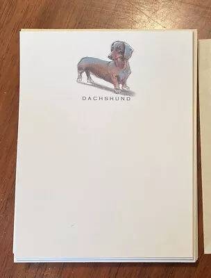 Dachshund/Doxie Flat Cards (10) NOS W/Envelopes Dog Stationery Rachel Canada • $14.50