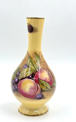 $53.19 • Buy Aynsley Fruit Orchard Vase - Fine Bone China - Made In England C.1950
