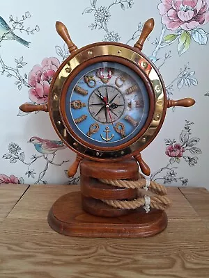 Nautical Themed Mantle Clock • £9.99