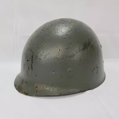 Vintage Micarta 1954 Early Vietnam Era Green US Army War Helmet & Liner 10-503 • $68.95