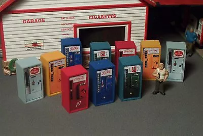 10 Old ERA HO SCALE SODA POP Vending Machines  • $12.25