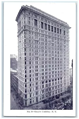 C1910 Empire Building Exterior Road Street New York NY Vintage Antique Postcard • $19.95