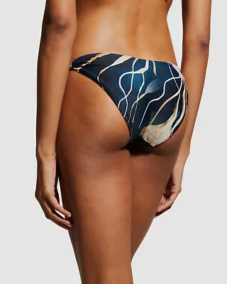 $99 Lenny Niemeyer Women's Blue Jellyfish Printed Bikini Bottom Swimwear Size S • $29.58