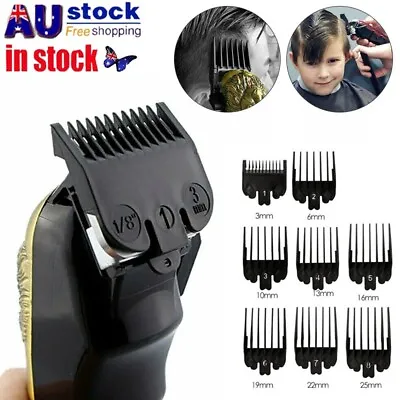 8PCS Wahl Attachment Hair Clipper Guide Limit Comb 8in1 Blades Trimmer Guards AU • $12.99