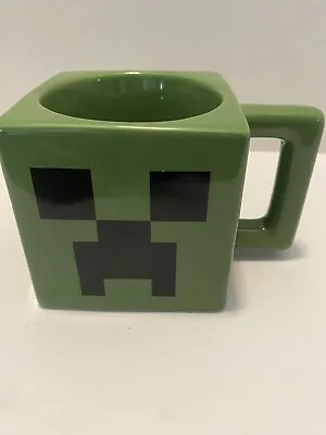 MINECRAFT Creeper Jinx Green Block Mojang Coffee Mug Cup • $9.95