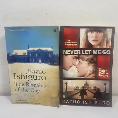 2 Lot Kazuo Ishiguro- Never Let Me Go & The Remains Of The Day Medium Paperbacks • $19.95