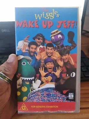 The Wiggles Wake Up Jeff! VHS Tape (1996) Rare ABC Video Original Cast 90s V12 • $16.99