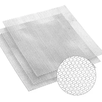 Perforated Sheet Stainless Steel Perforated Metal Sheet 11.8 X 11.8 Stainle • $20.99