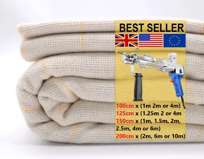 Premium Tufting Cloth Monks Cloth Fabric For Punch Needle Rug Punch Needlework • $12.44