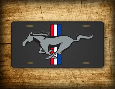 Mustang Muscle Car Logo License Plate Pony Racing Logo Sports Car Auto Tag • $19.25