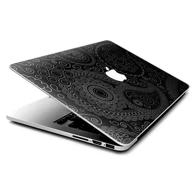 Skin Decals Wrap For MacBook Pro Retina 13  - Paisley Black • $15.98