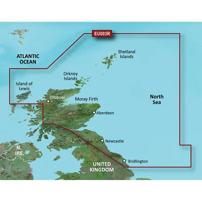 Garmin Bluechart G3 HD - Great Britain NE Coast (010-C0762-20) • $124.73