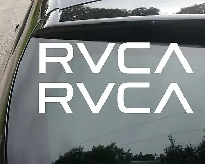 £2.99 • Buy 2x LARGE RVCA SURF Car/Van/Window JDM VW DUB VAG EURO FAT Vinyl Decal Sticker