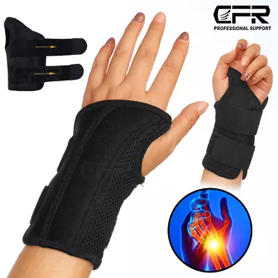 £6.69 • Buy  Breathable Wrist Support Splint For Sprain Injury Carpal Tunnel Pain Stabilizer