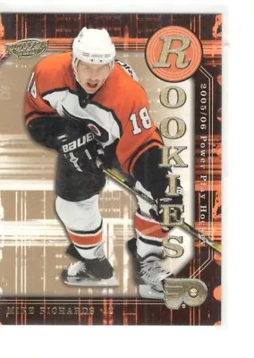 2005-06 Upper Deck Ud Powerplay Rookies # 156 Mike Richards Philadelphia Flyers • $0.99