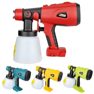 800ML Electric Spray Gun Cordless High Power Airless Paint Sprayer For Ryobi • $42.29