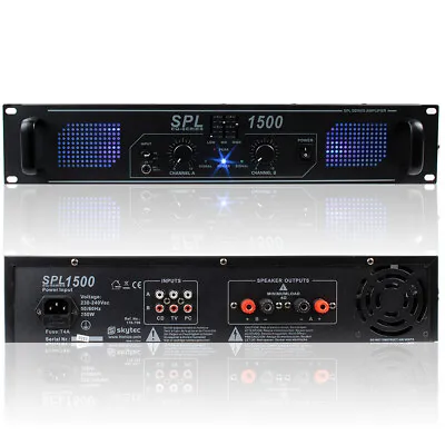 £160 • Buy Skytec 178.798 DJ Power Amplifier 1500 Watt