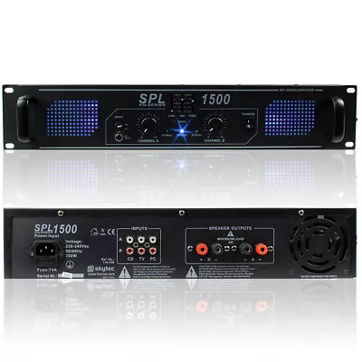 Skytec 178.798 DJ Power Amplifier 1500 Watt • £160