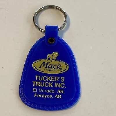 Vintage Mack Truck Key Ring Bulldog Logo Plastic Keychain Key Fob Dealership HTF • $18.99