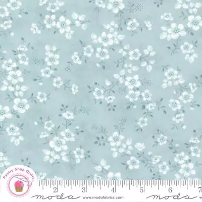 Moda CASCADE 44322 13 Sky Blue FLORAL 3 SISTERS Quilt Fabric • $6.35